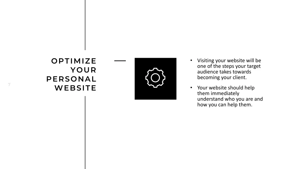 optimize your personal website