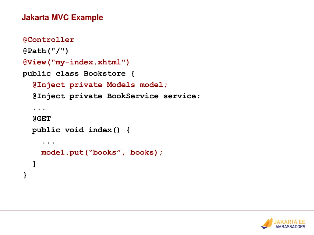 jakarta mvc example