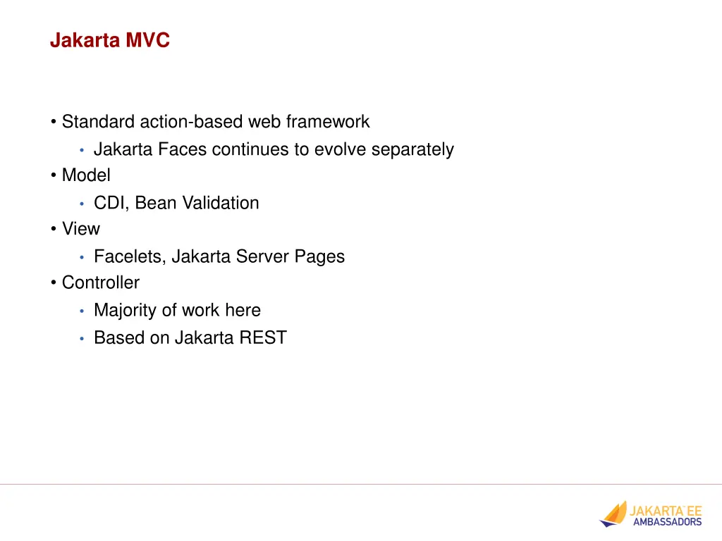 jakarta mvc