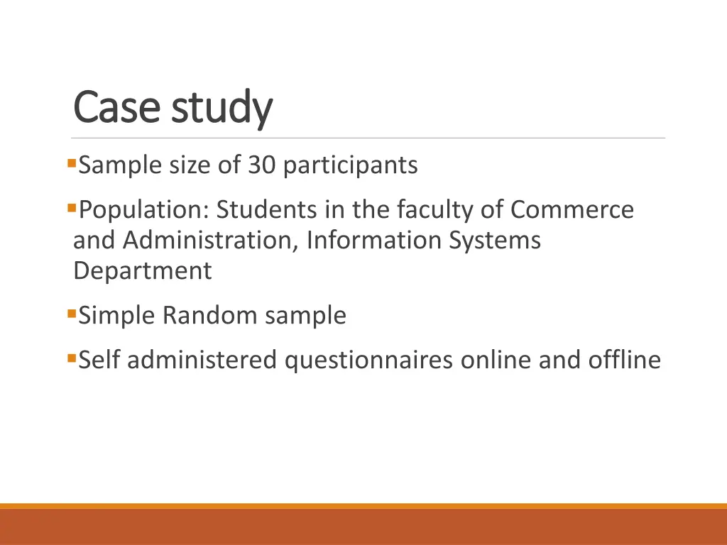 case study case study