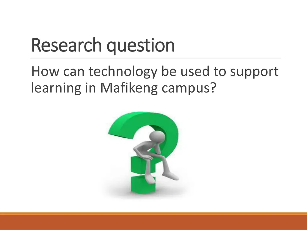 research question research question