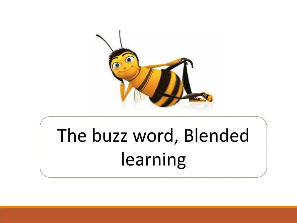 the buzz word blended learning