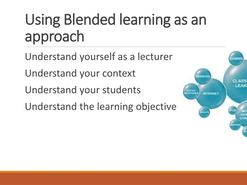 using blended learning as an using blended