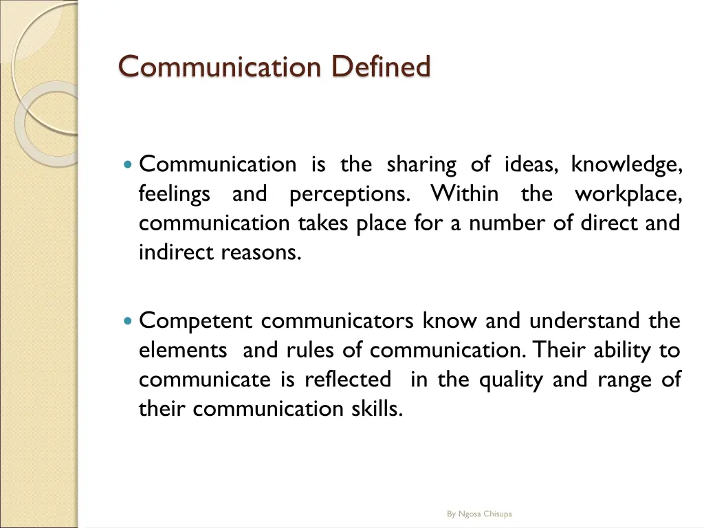 communication defined