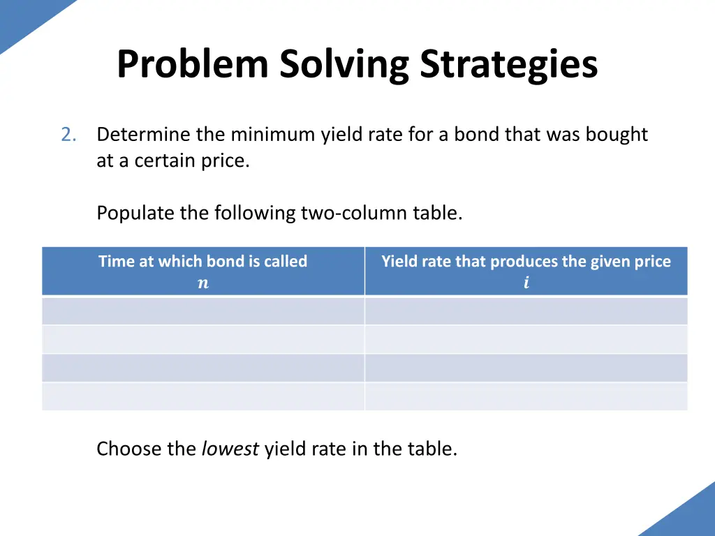 problem solving strategies 6