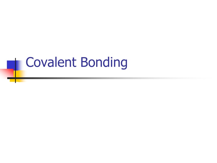 covalent bonding