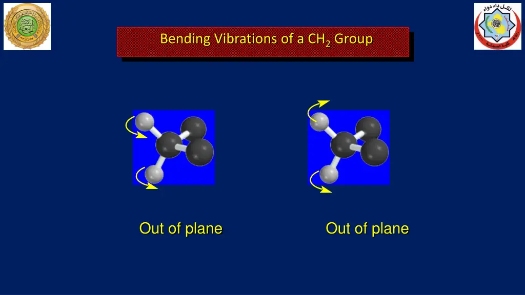 bending vibrations of a ch 2 group 1