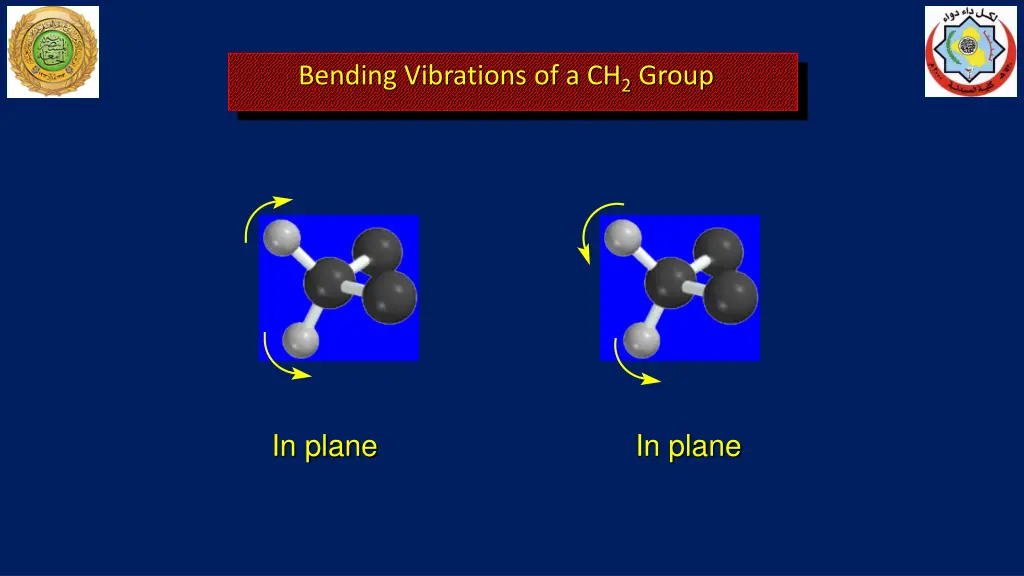 bending vibrations of a ch 2 group