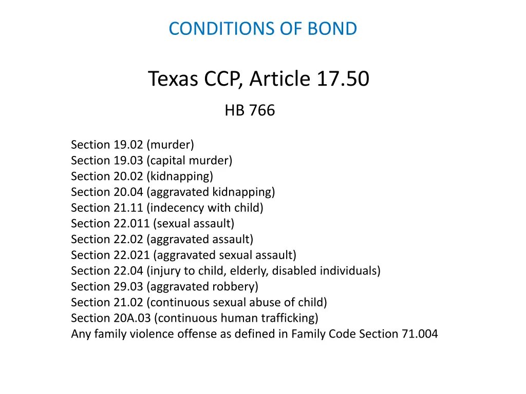 conditions of bond 2