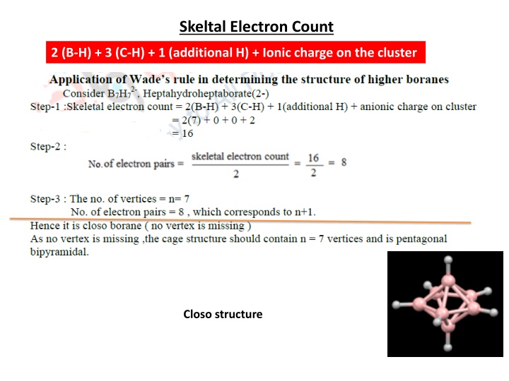 skeltal electron count