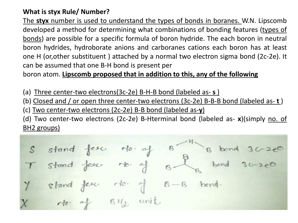 what is styx rule number the styx number is used