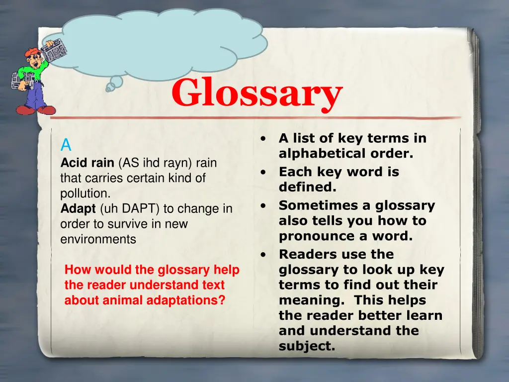 glossary