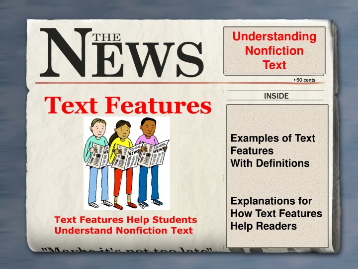 understanding nonfiction text