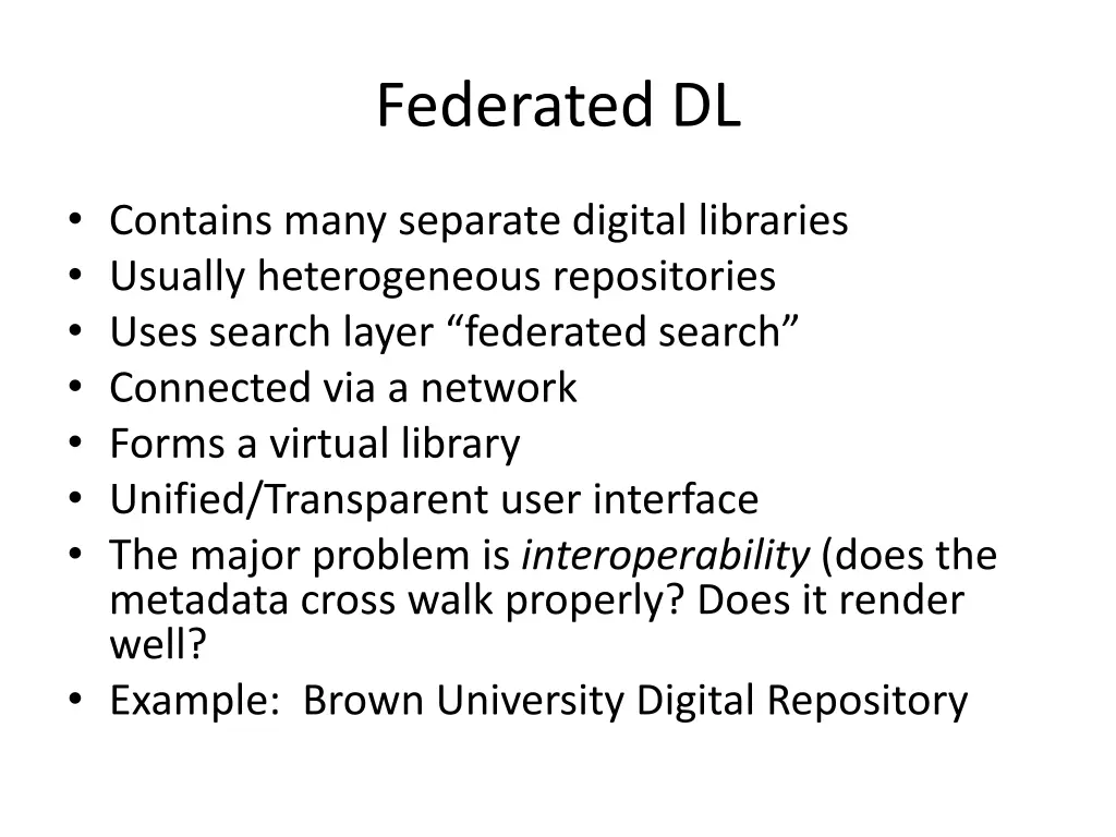 federated dl