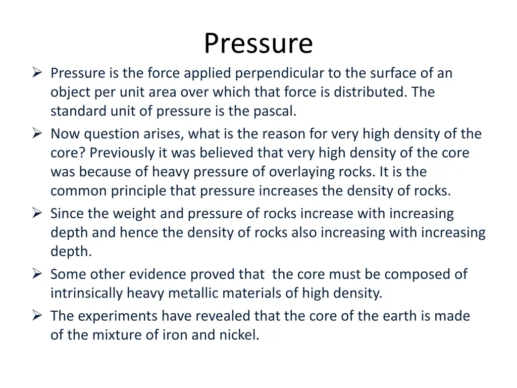 pressure