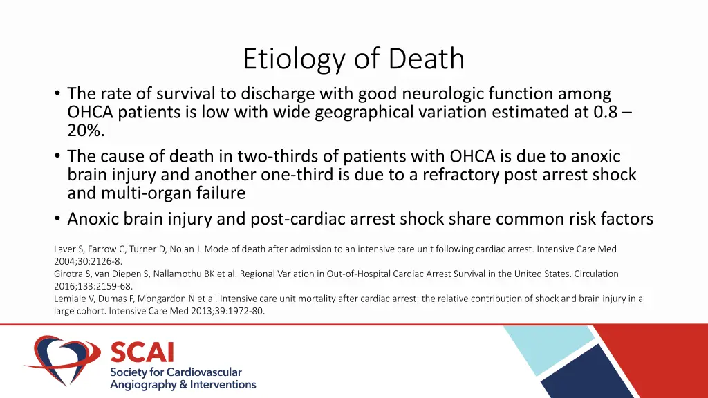 etiology of death