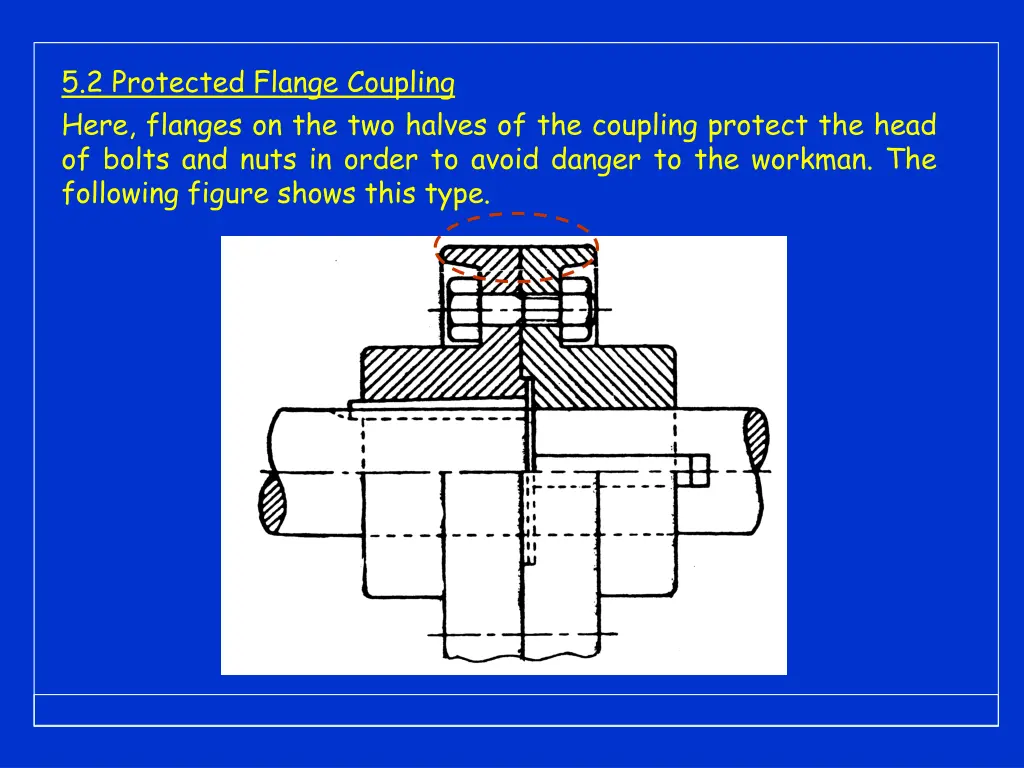 5 2 protected flange coupling