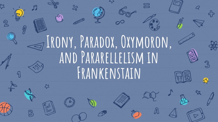 irony paradox oxymoron and pararellelismin