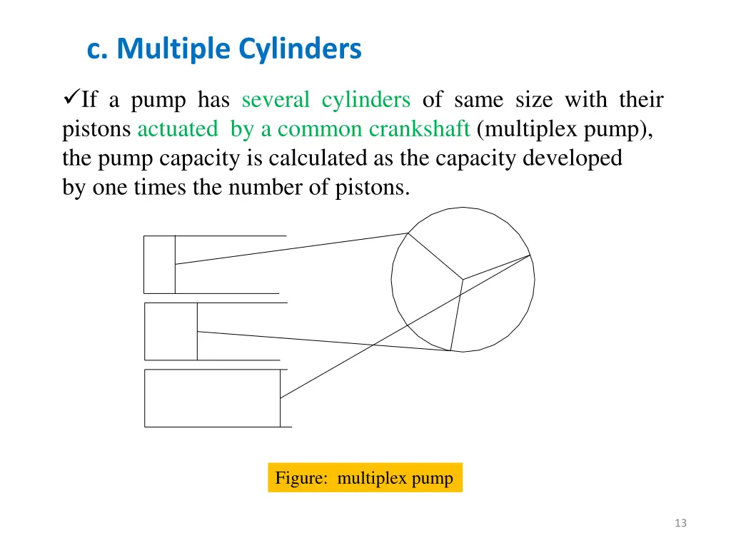 c multiple cylinders