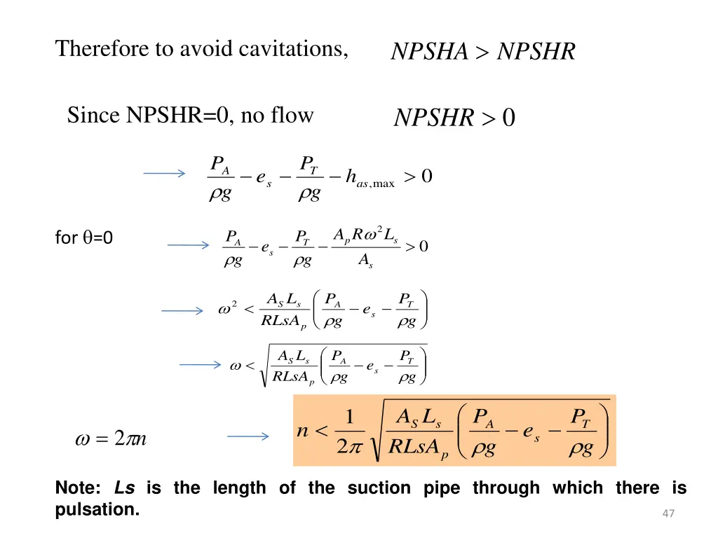 npsha