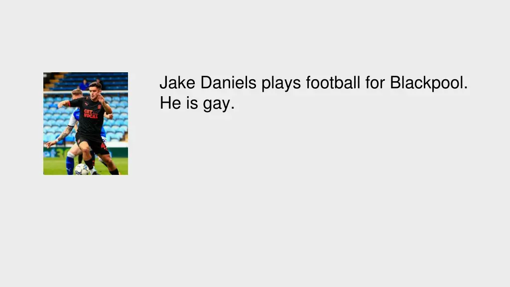 jake daniels plays football for blackpool