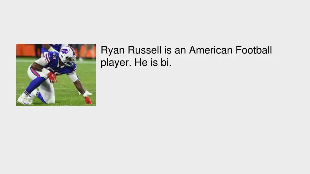 ryan russell is an american football player