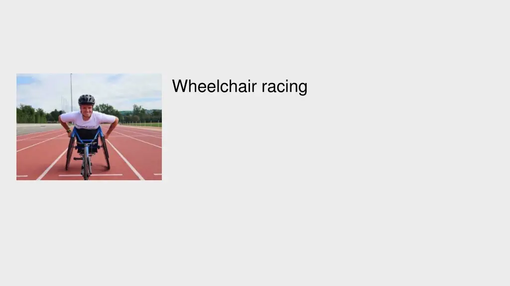 wheelchair racing