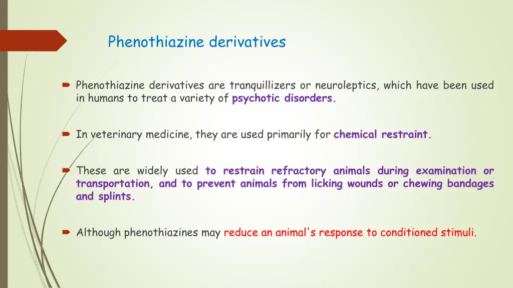 phenothiazine derivatives