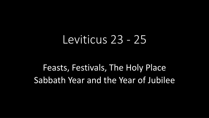 leviticus 23 25