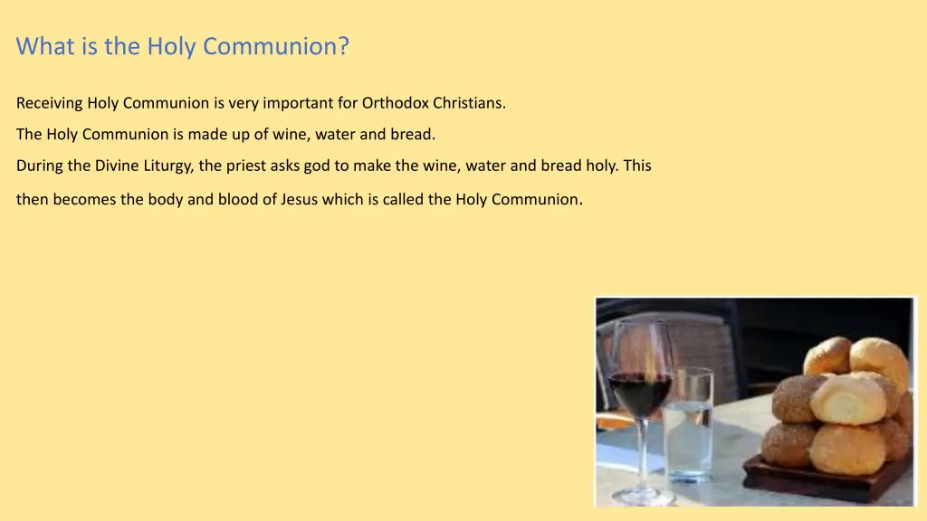 what is the holy communion