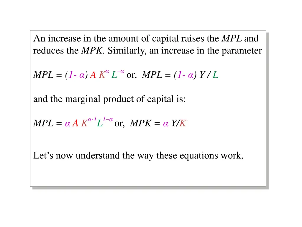 an increase in the amount of capital raises