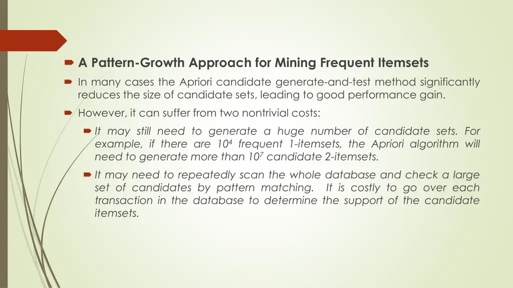 a pattern growth approach for mining frequent