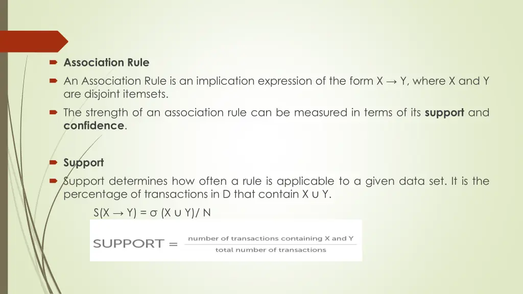 association rule an association rule