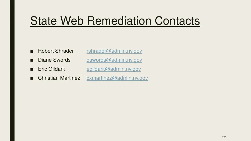 state web remediation contacts