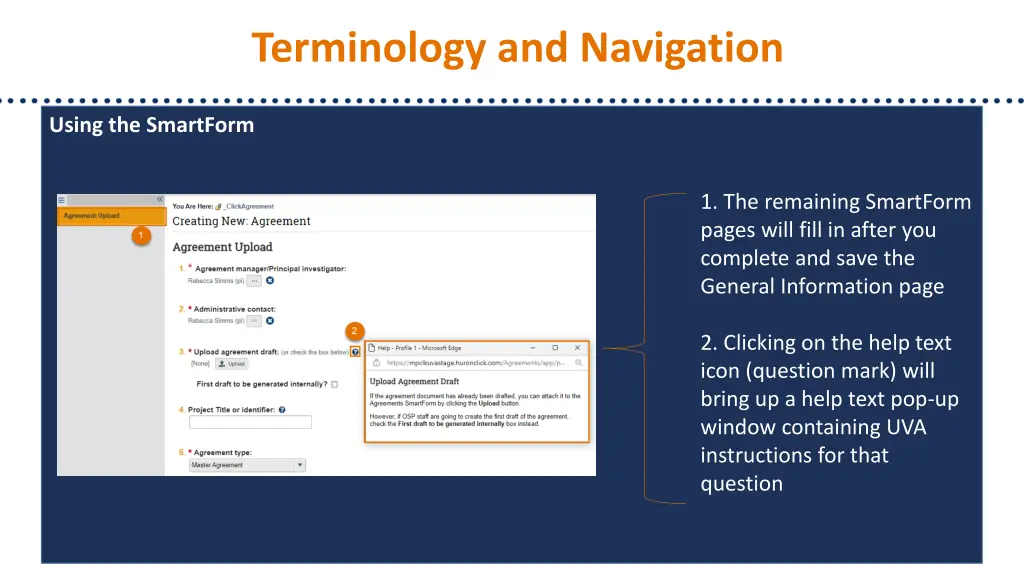 terminology and navigation 5