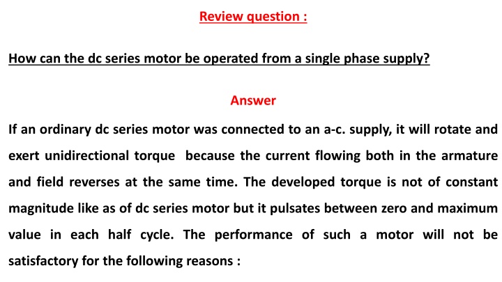 review question