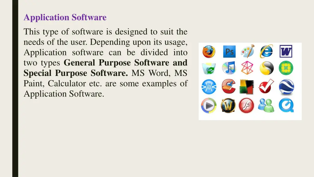 application software this type of software