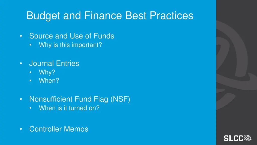 budget and finance best practices