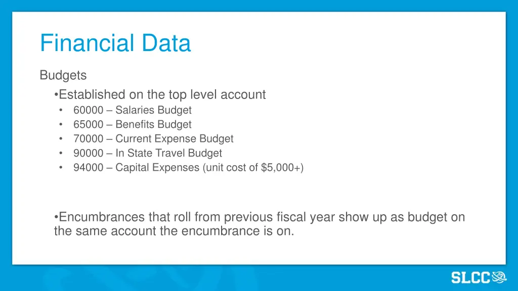 financial data 1