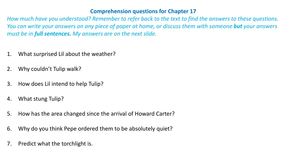 comprehension questions for chapter 17