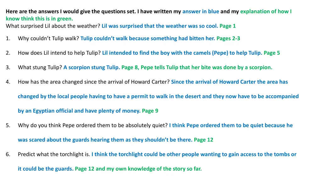 here are the answers i would give the questions