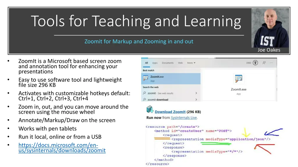 tools for teaching and learning