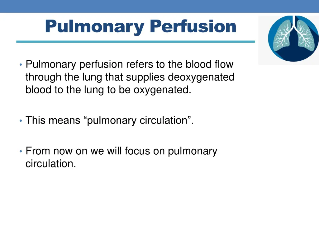 pulmonary perfusion