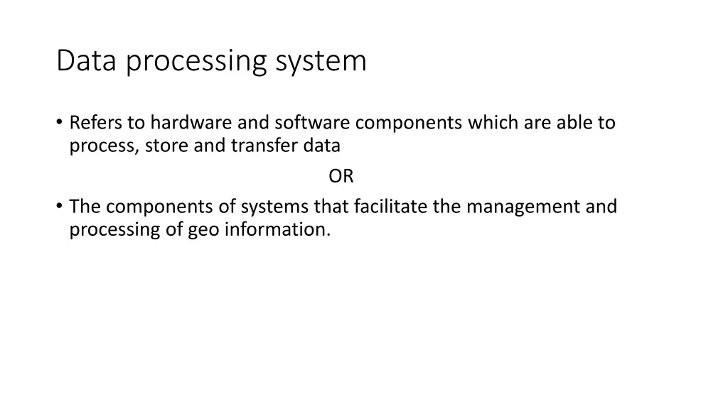 data processing system