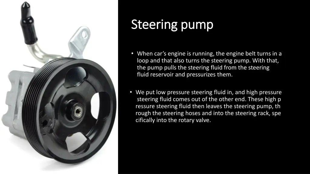 steering steering pump