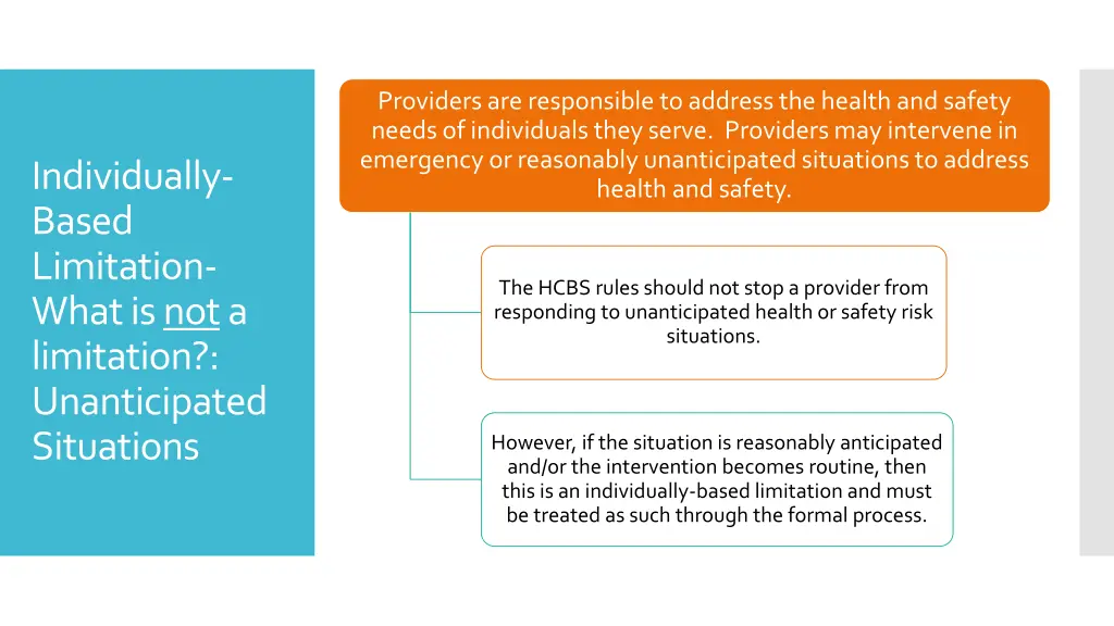 providers are responsible to address the health