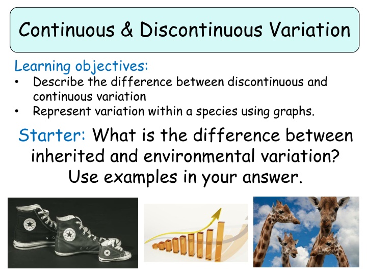 continuous discontinuous variation