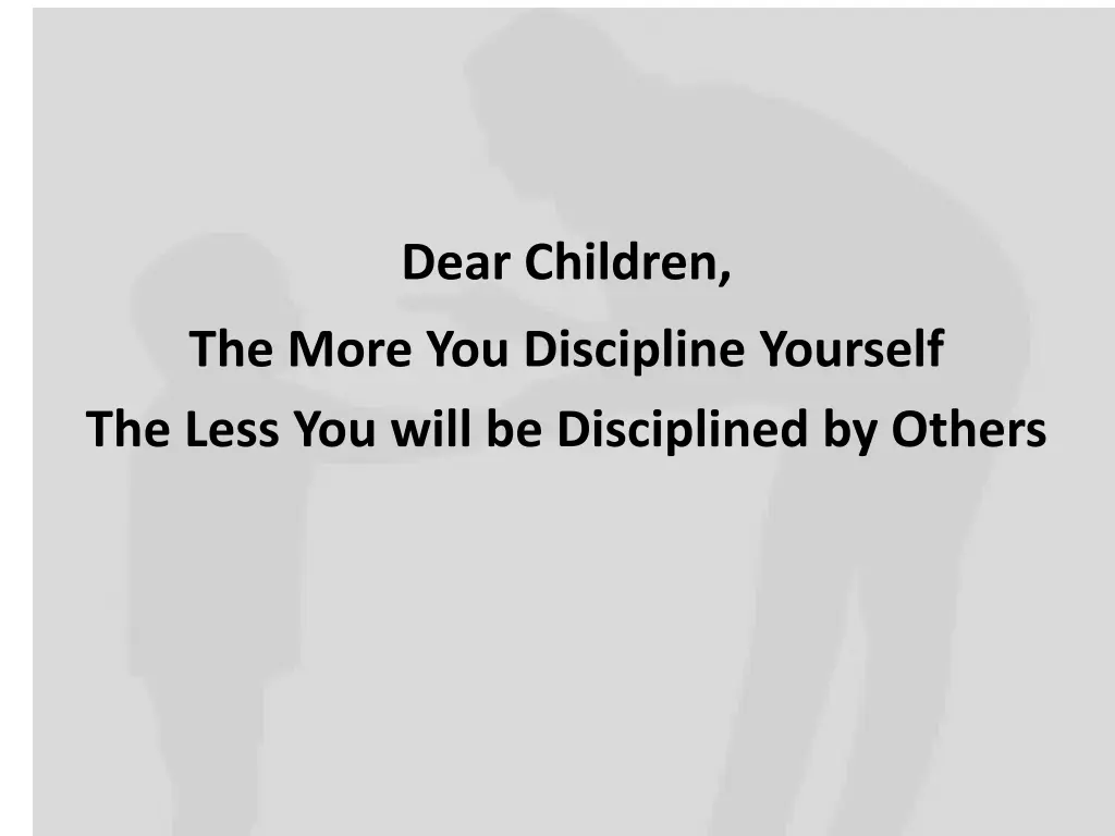 dear children