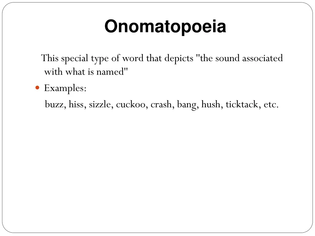 onomatopoeia