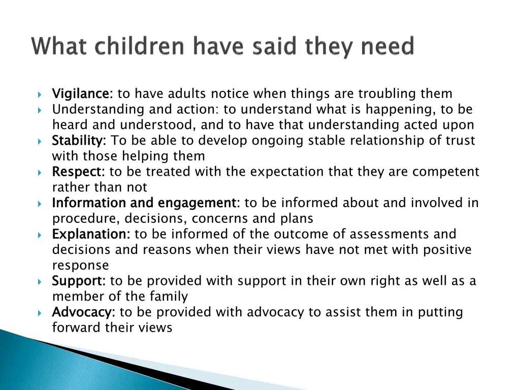 vigilance understanding and action to understand